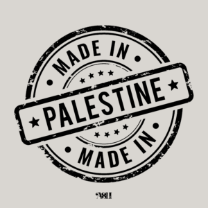 Made in Palestine Design – Bold Stamp Art for Apparel & Decor
