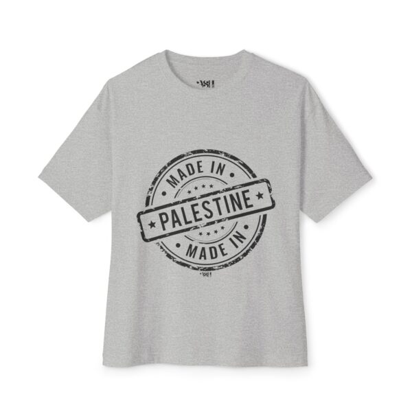 ASLI Made in Palestine Stamp Unisex Oversized Boxy Tee - Made in Palestine | Casual Wear, Gift for Travelers, Souvenir Clothing, Comfortable Fashion - Image 17