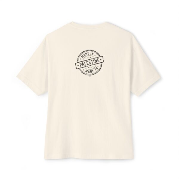 ASLI Made in Palestine Stamp Unisex Oversized Boxy Tee - Made in Palestine | Casual Wear, Gift for Travelers, Souvenir Clothing, Comfortable Fashion - Image 10
